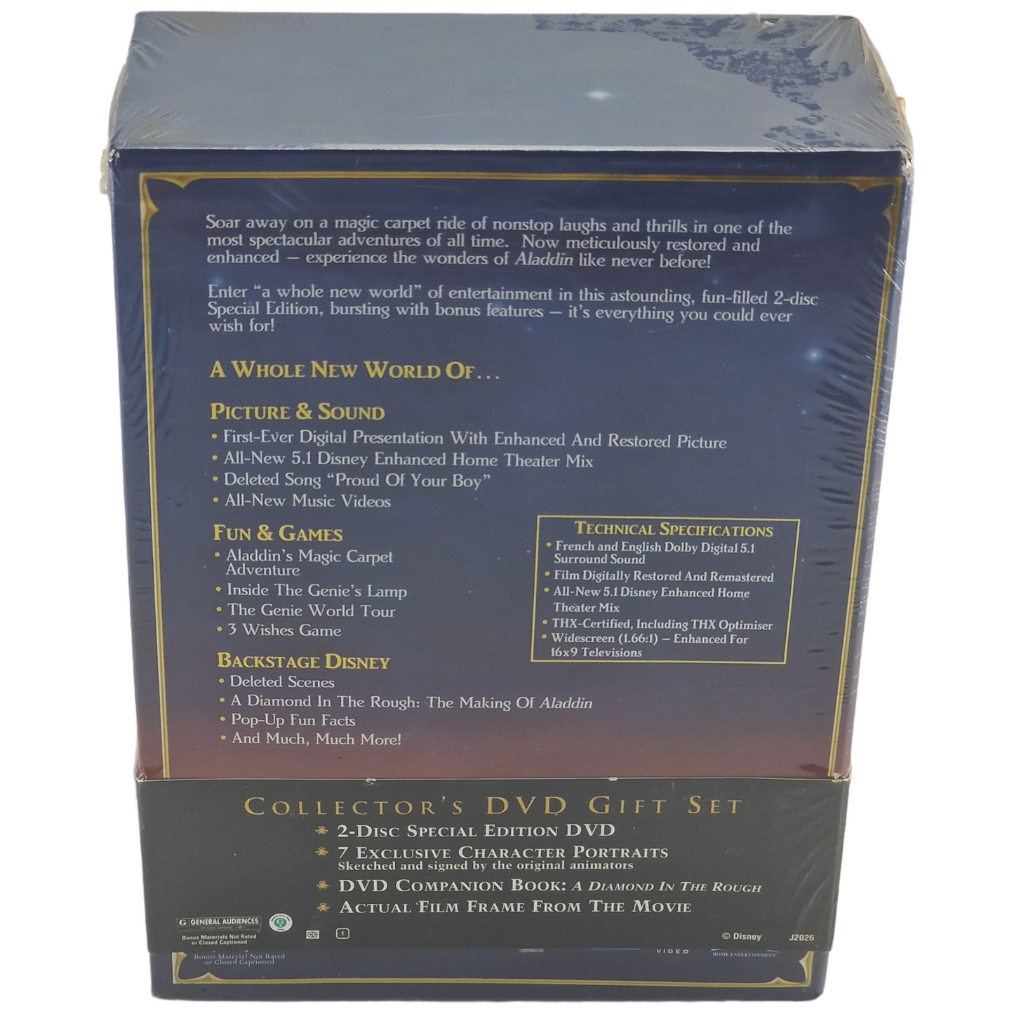 Aladdin Édition Platine Coffret Collector DVD| Édition Spéciale Zone 1 VF 2004
