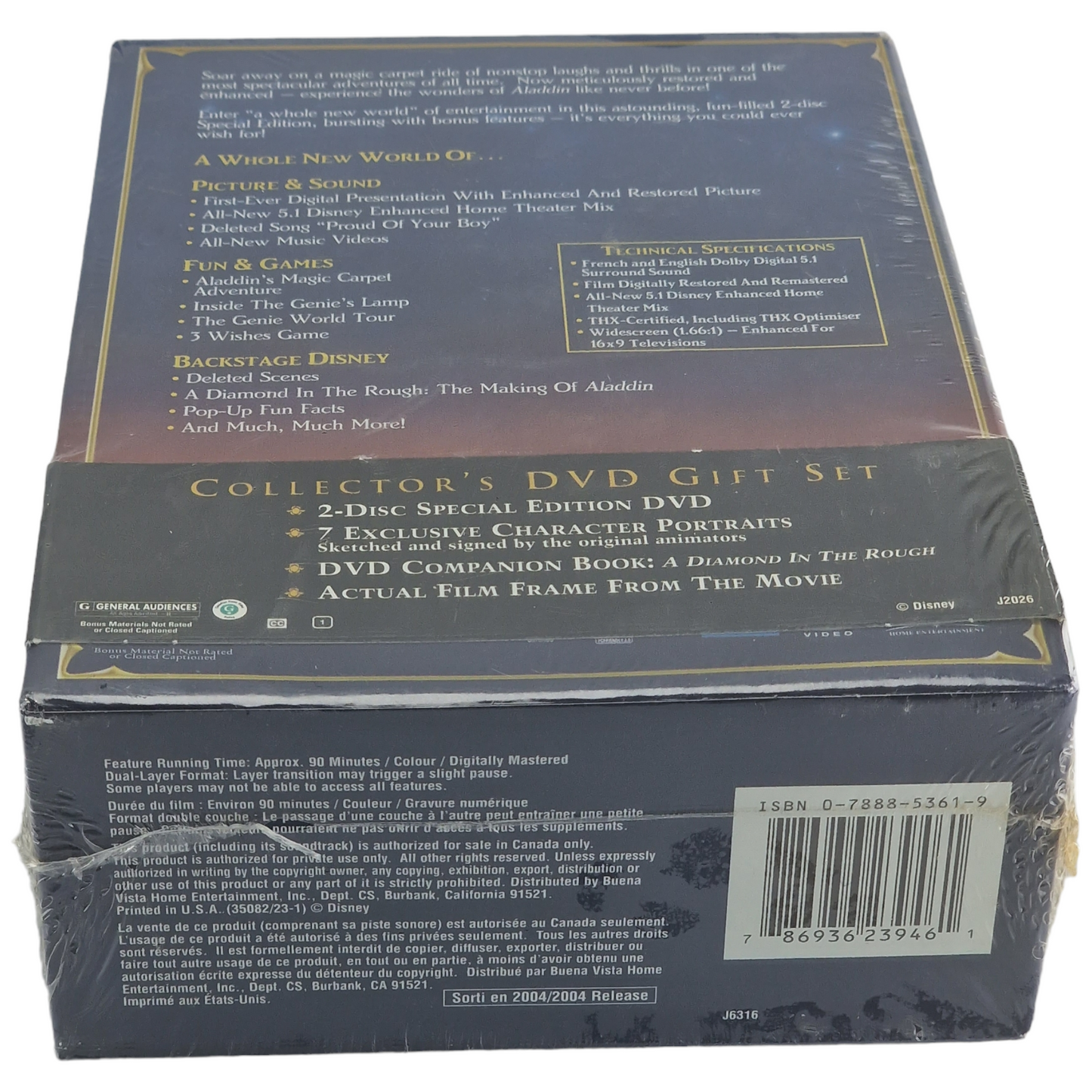 Aladdin Édition Platine Coffret Collector DVD| Édition Spéciale Zone 1 VF 2004