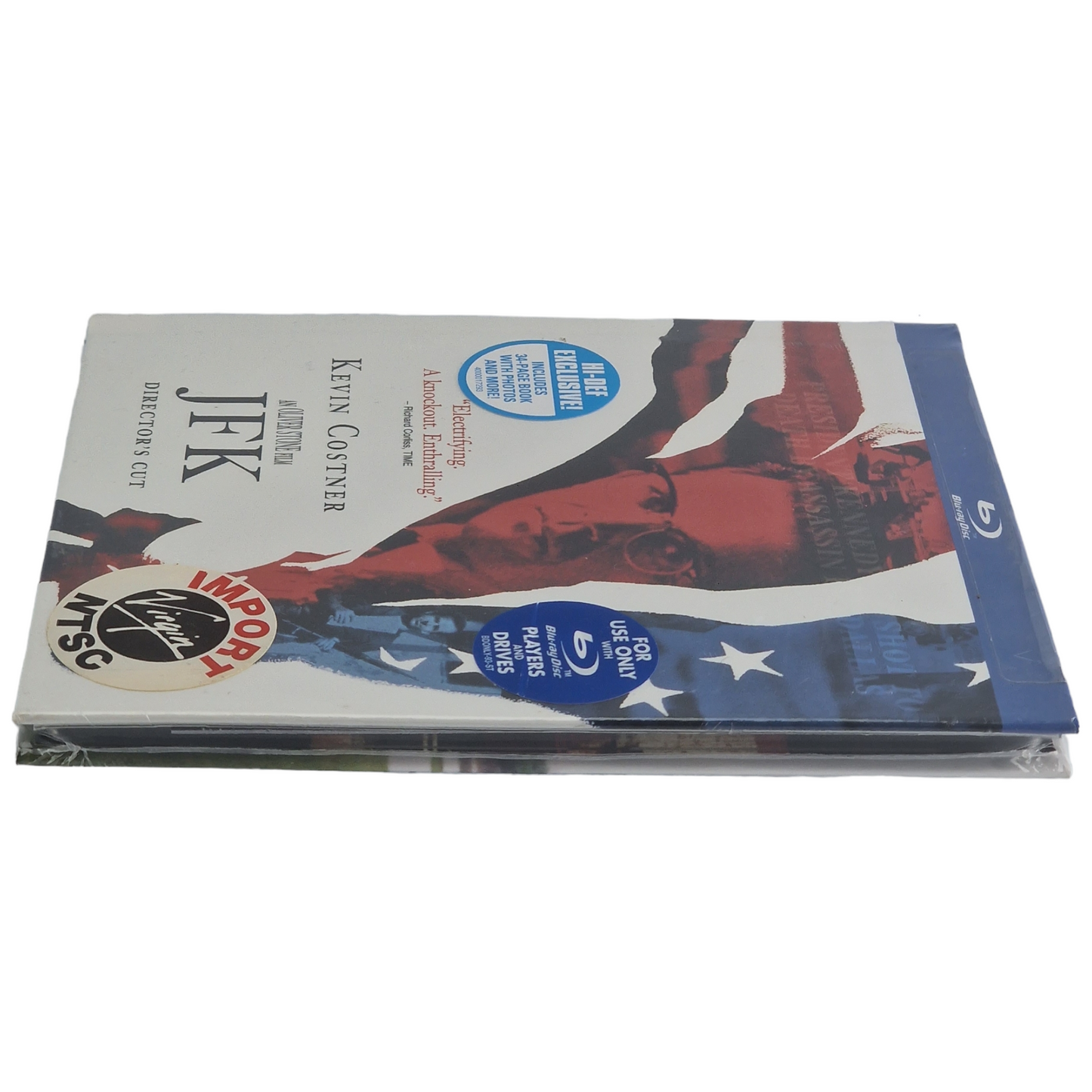 JFK Blu-ray DigiBook Director's Cut Region Free  Kevin Costner Oliver Stone