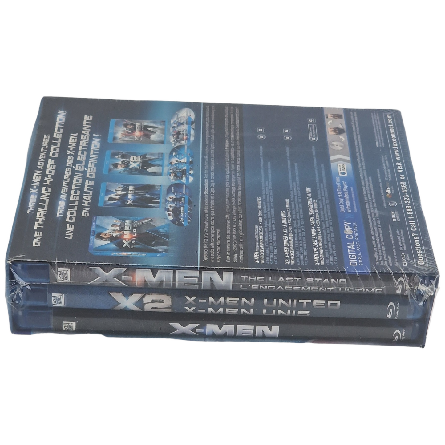 X-Men 3 Films Blu-ray X-Men / X2: X-Men United / X-Men:The Last Stand  Region A