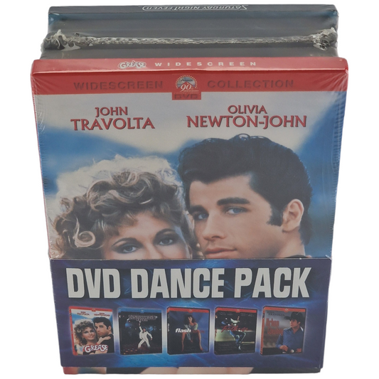 Dance Pack 5 x DVD Grease, La Fièvre du samedi soir,Flashdance, Footloose,Zone 1
