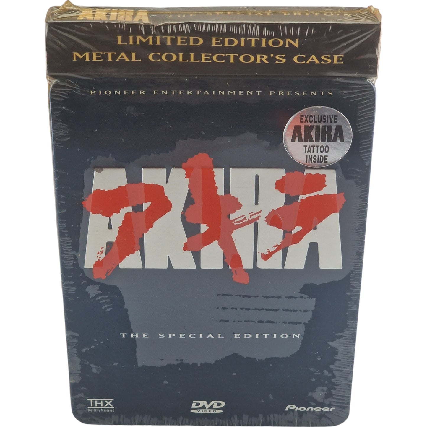 Akira 1988 DVD MetalPak Débossé L'édition spéciale Steelbook US  Region A 2001