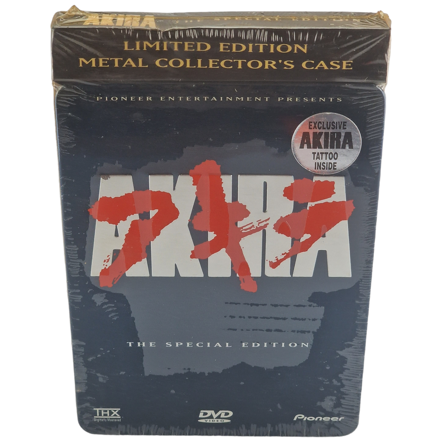 Akira 1988 DVD MetalPak Débossé L'édition spéciale Steelbook US  Region A 2001