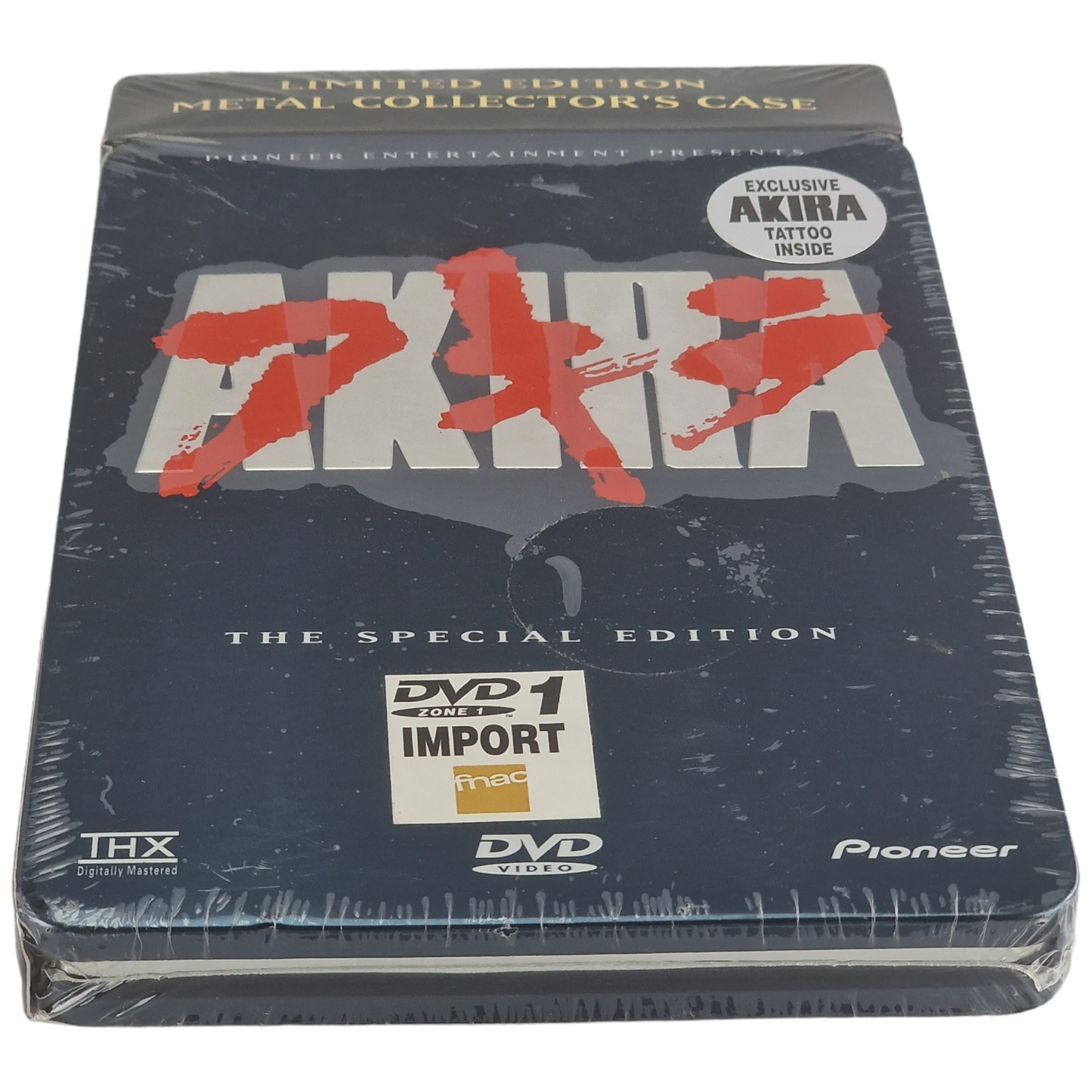 Akira 1988 DVD MetalPak Débossé L'édition spéciale Steelbook US  Region A 2001
