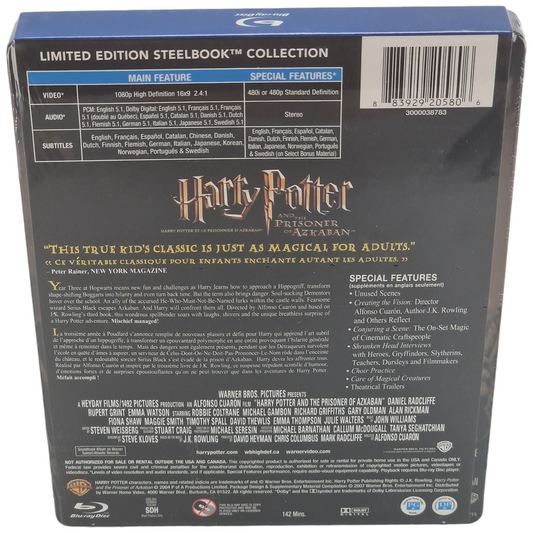 Harry Potter et le Prisonnier d'Azkaban – SteelBook Blu-ray – Zone A – vue 3