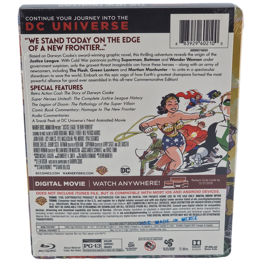 Justice League : La Nouvelle Frontière – SteelBook Blu-ray + DVD – visuel 3