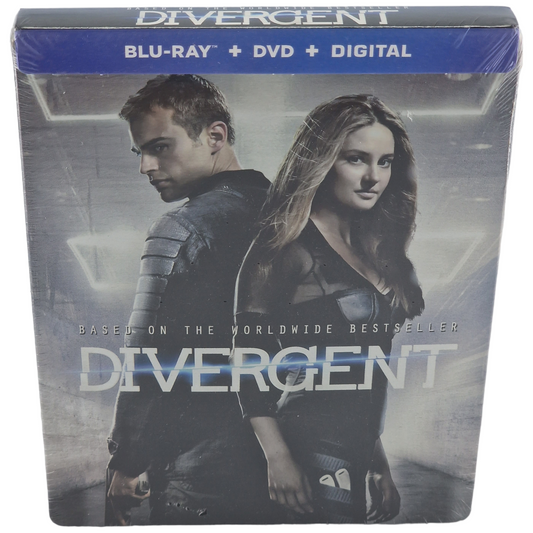 Divergent Blu-ray SteelBook Blu-ray + DVD + Digital HD Édt limitée 2014 Zone A