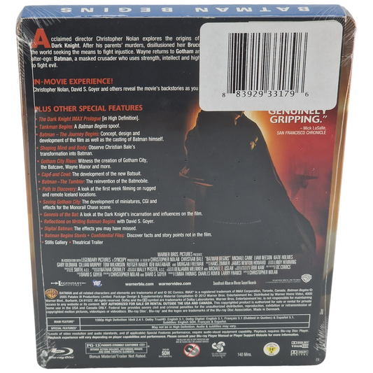 Batman Begins – SteelBook Blu-ray – visuel 3