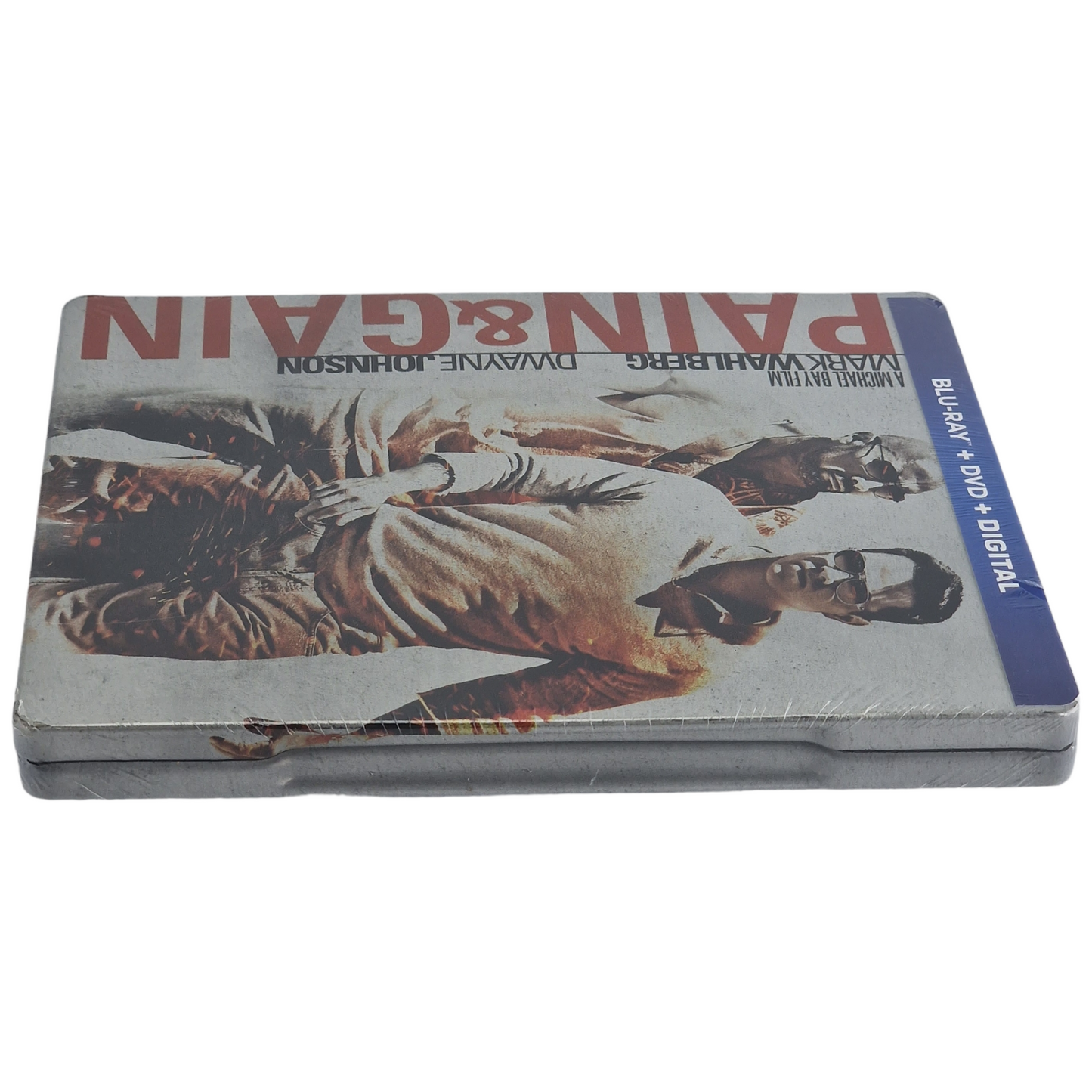 Pain & Gain Blu-ray SteelBook DVD +  Blu-ray  Mark Wahlberg, Dwayne Johnson [-18] A