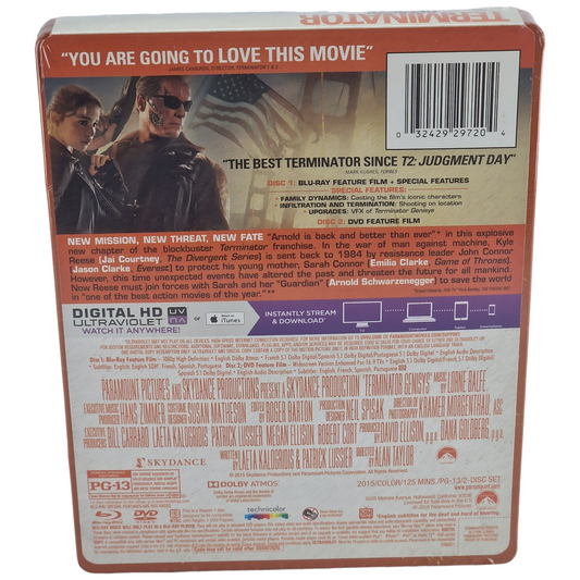 Terminator Genisys – SteelBook Blu-ray + DVD – visuel 3
