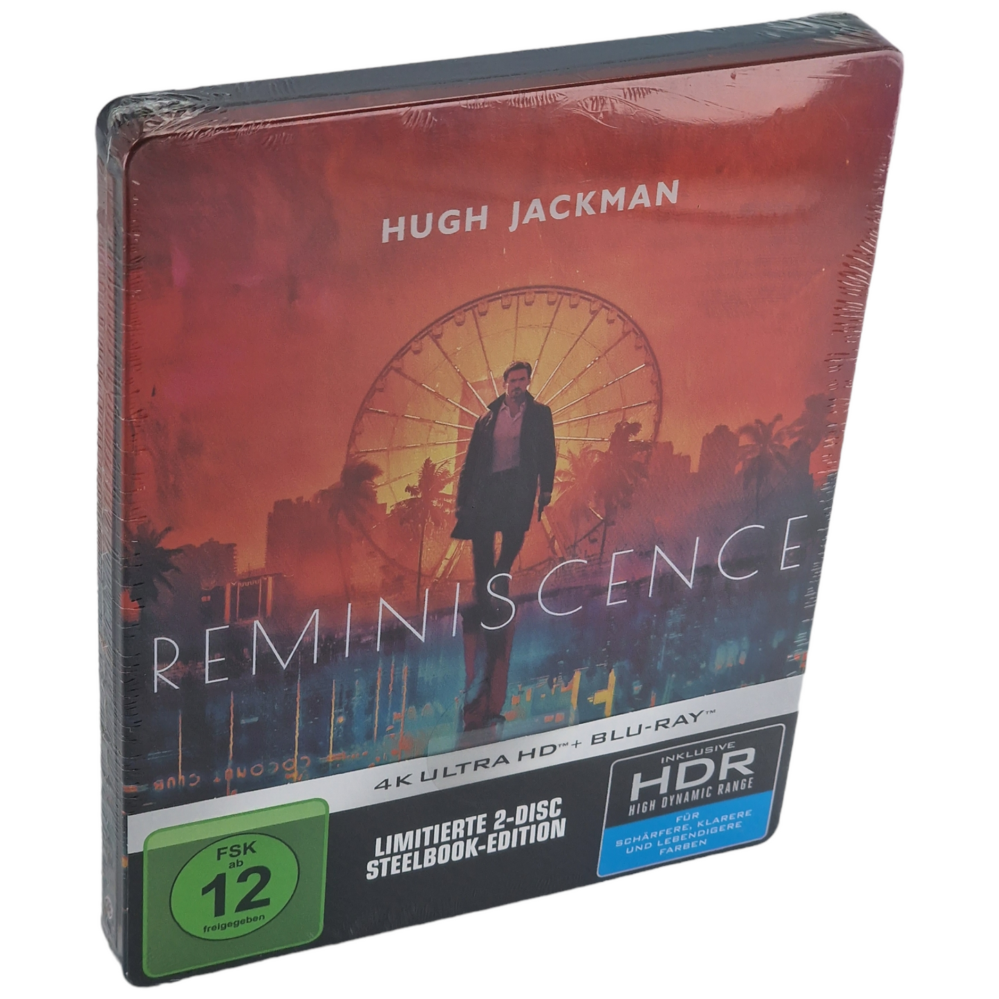 Reminiscence  4K Ultra HD + Blu-ray Steelbook  Hugh Jackman  2021 Zone B