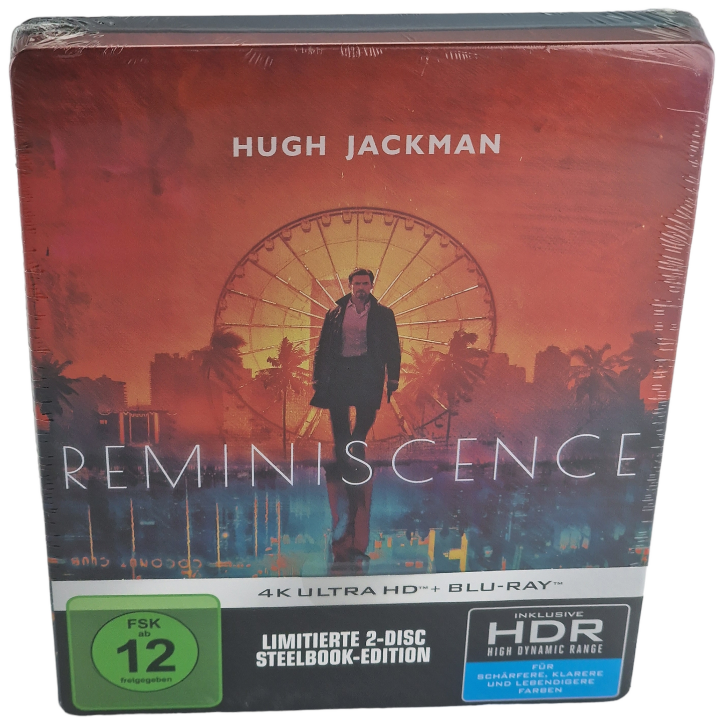 Reminiscence  4K Ultra HD + Blu-ray Steelbook  Hugh Jackman  2021 Zone B
