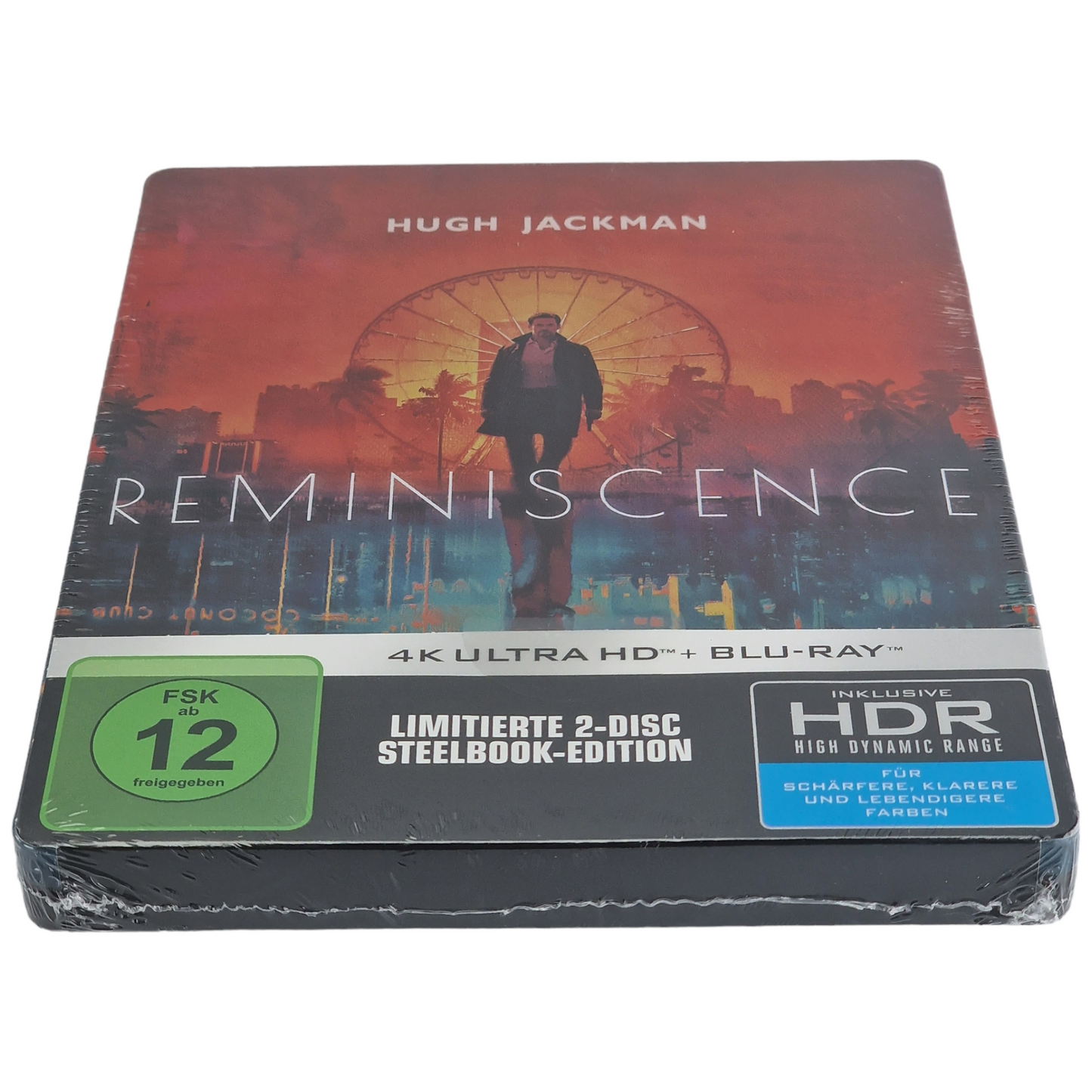 Reminiscence  4K Ultra HD + Blu-ray Steelbook  Hugh Jackman  2021 Zone B