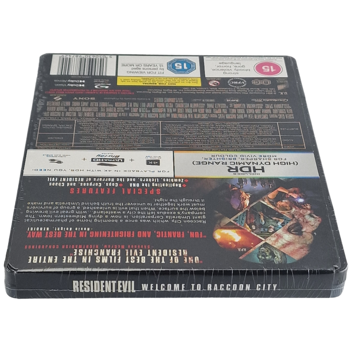 Resident Evil: Welcome to Raccoon City 4K Ultra HD + Blu-ray  SteelBook Zavvi B
