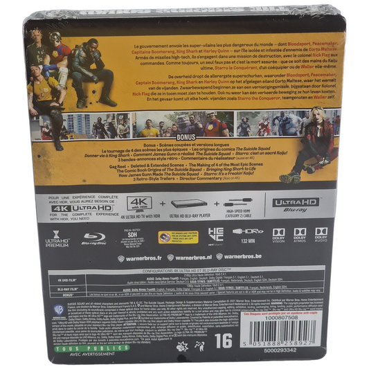 The Suicide Squad (2021) - SteelBook 4K Ultra HD + Blu-ray - Zone libre + Zone B - vue 3
