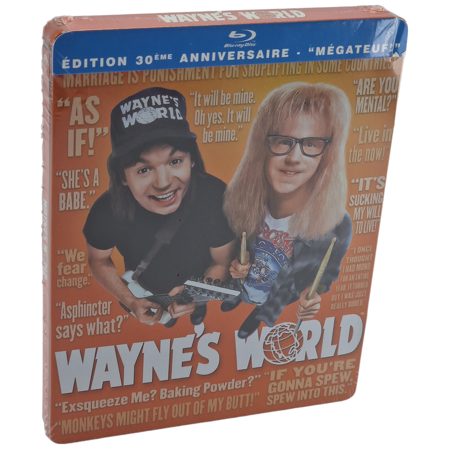 Wayne's World 1992  Blu-ray SteelBook Édition 30 Anniversaire 2022 Region B