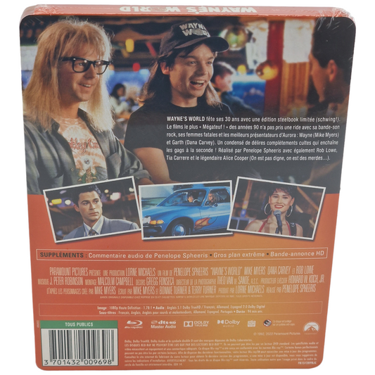 Wayne's World (1992) - SteelBook Blu-ray - Zone B - vue 3