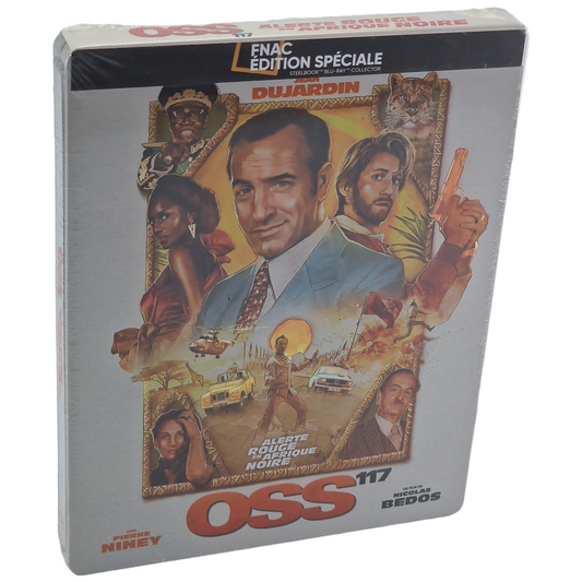 OSS 117: Alerte rouge en Afrique noire (2021) - SteelBook Blu-ray - Zone libre - vue 2