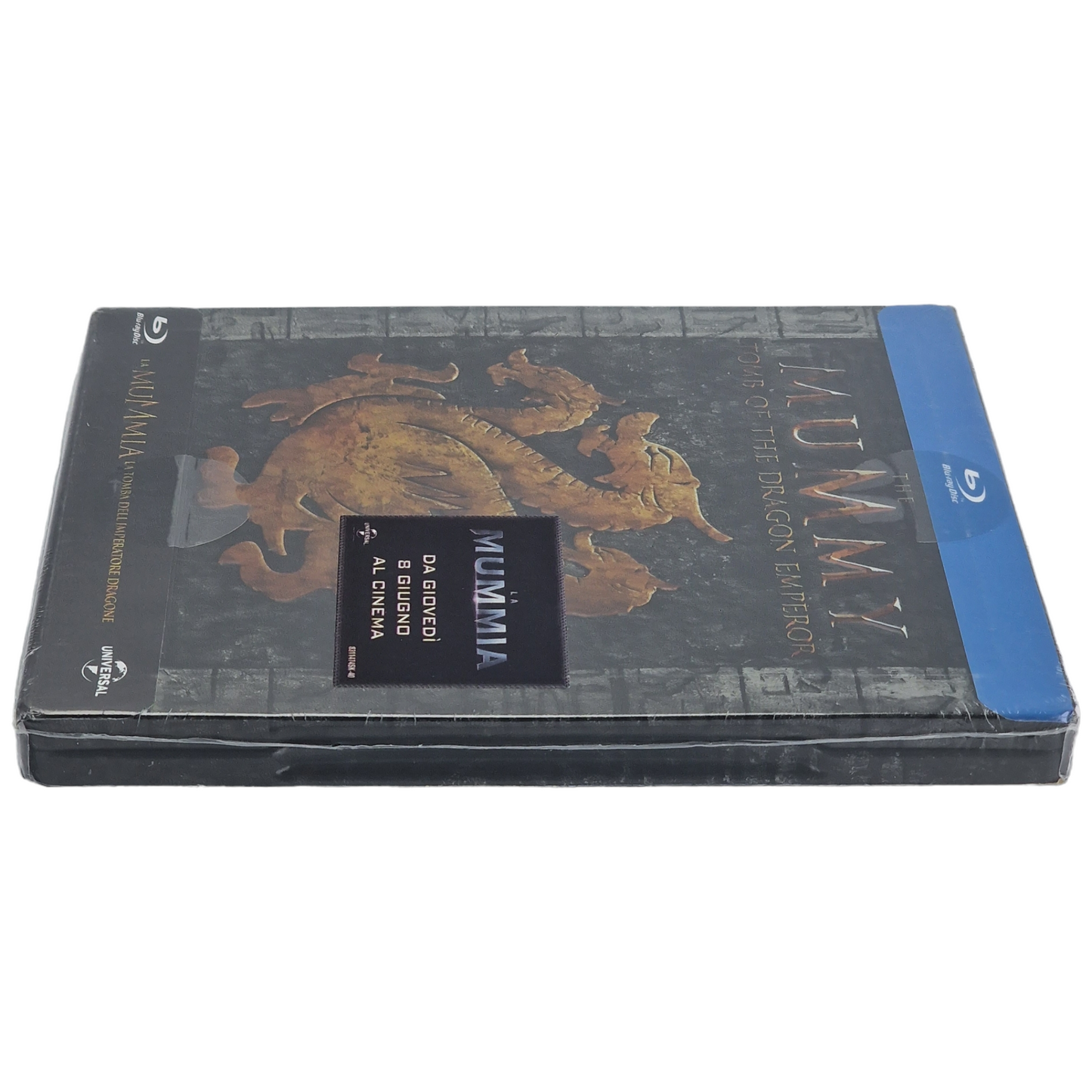 La Momie : Le tombeau de l'empereur Dragon  SteelBook Débossé Brendan Fraser  B