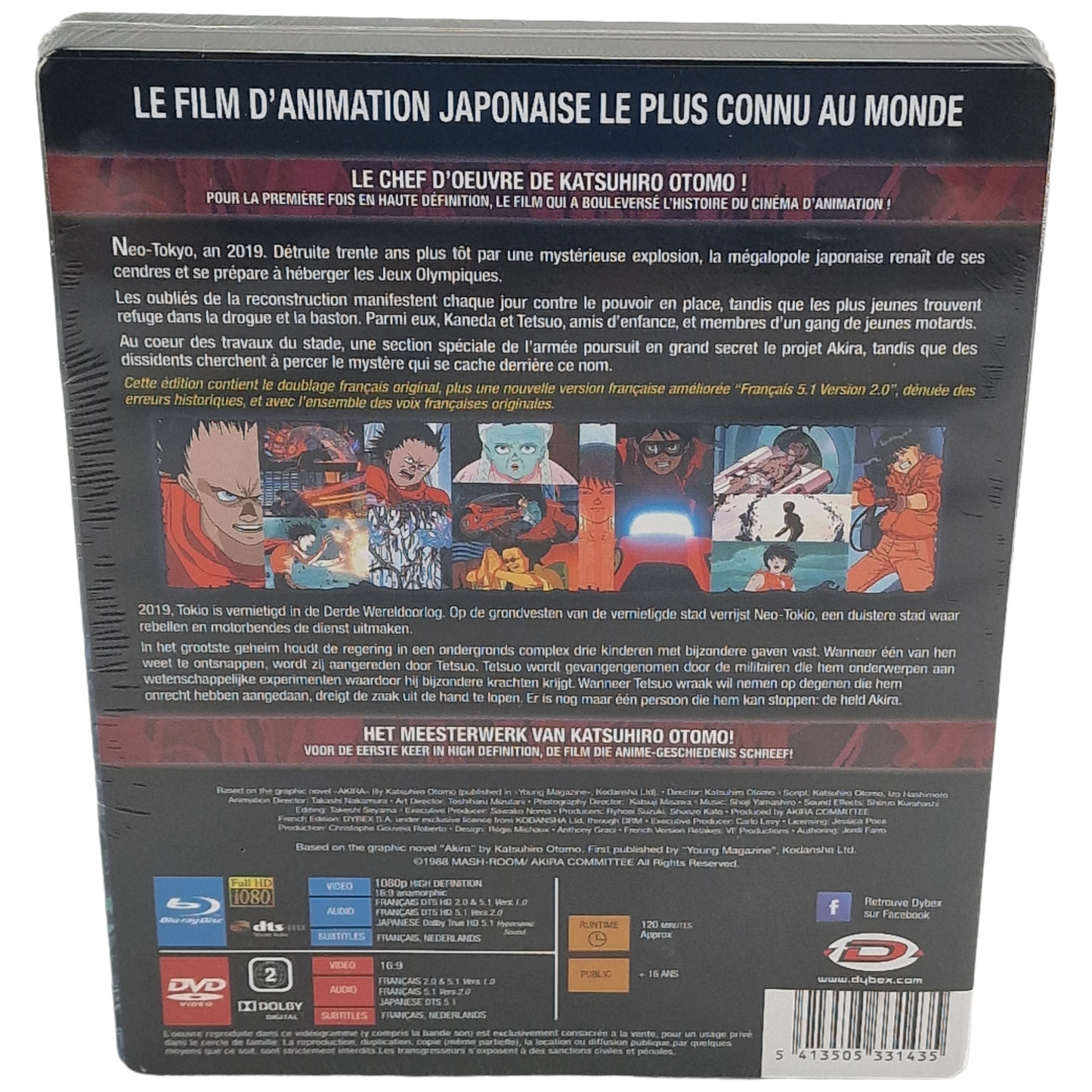 Akira Steelbook Édition Collector Combo Blu-ray DVD Édition Heavy Metal