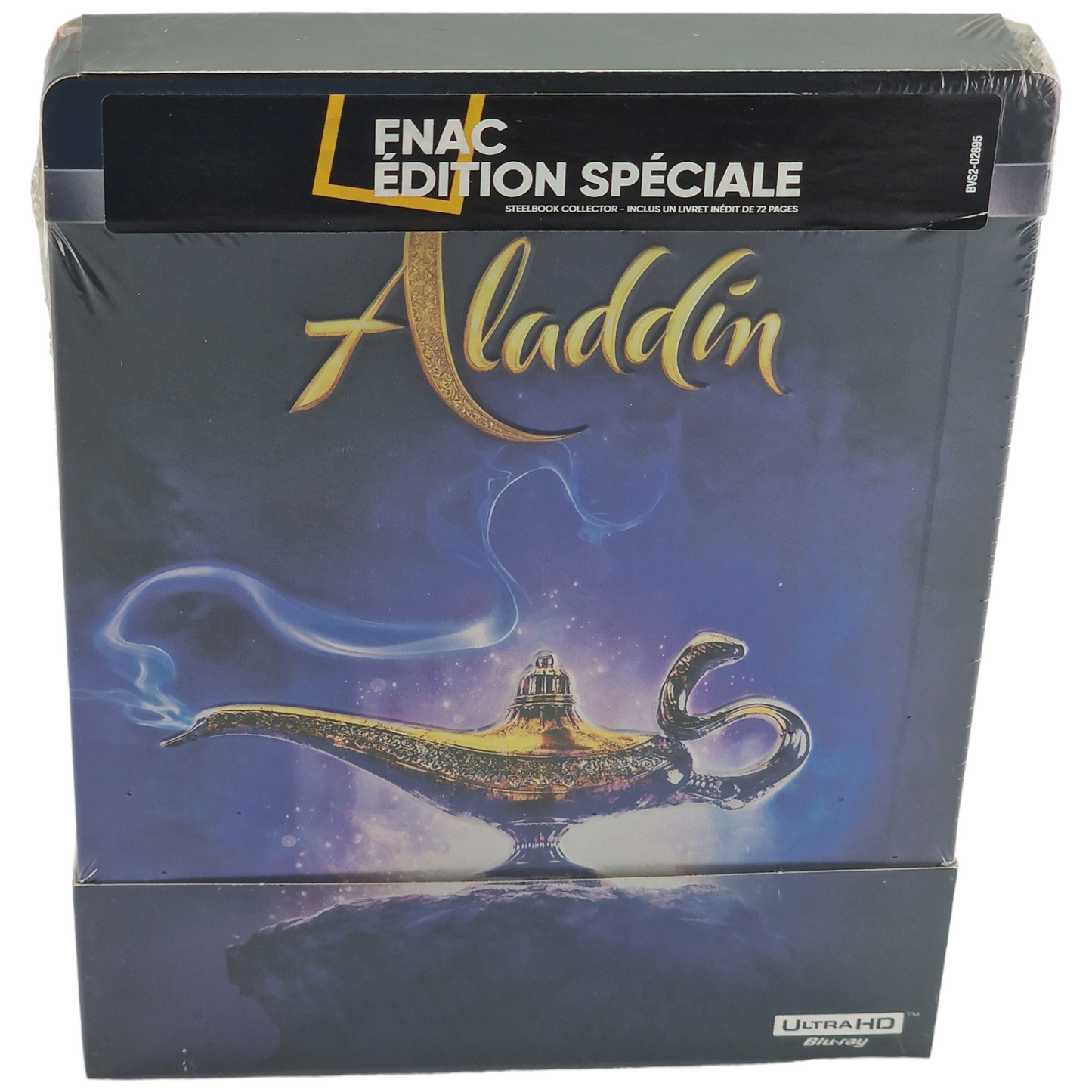 Aladdin 4K Ultra HD Blu-ray + Blu-ray SteelBook Limitée Fnac Disney Zone Libre