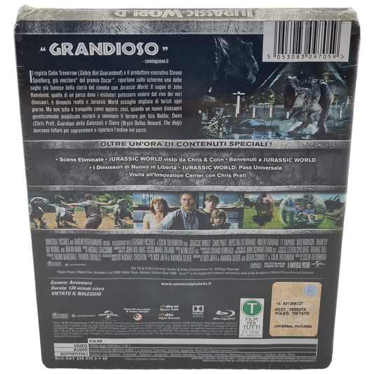 Jurassic World (2015) - SteelBook Blu-ray - Zone B - vue 3