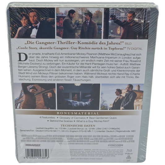 The Gentlemen (2019) - SteelBook Blu-ray - Zone A + Zone B - vue 3