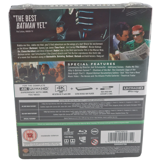 Batman Forever (1995) - SteelBook 4K Ultra HD + Blu-ray - Zone libre - vue 3