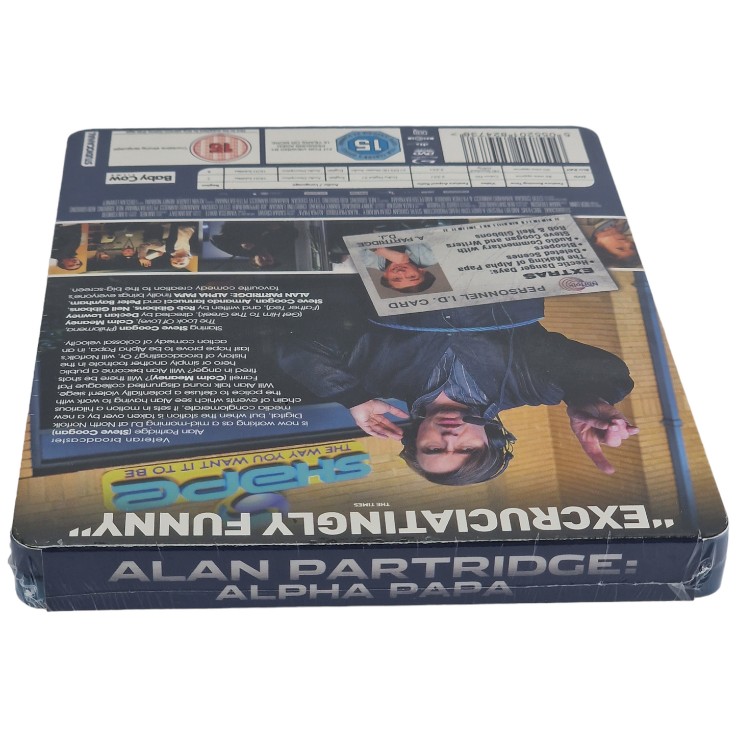 Alan Partridge: Alpha Papa Blu-ray + DVD SteelBook Zavvi éxclusif 2013 Region B