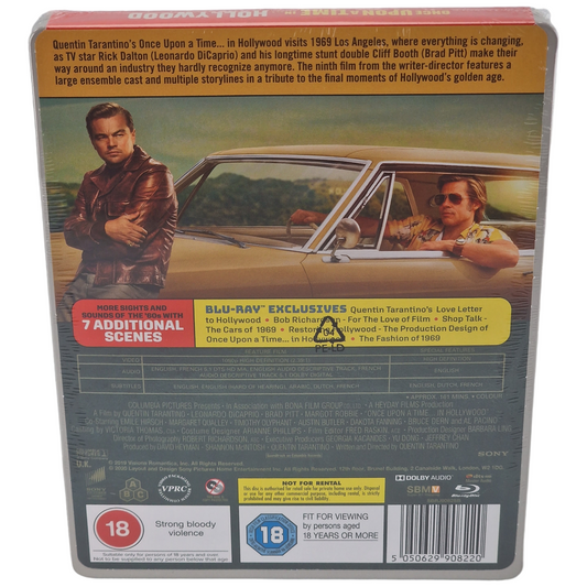 Once Upon a Time in Hollywood (2019) - SteelBook Blu-ray - Zone B - vue 3