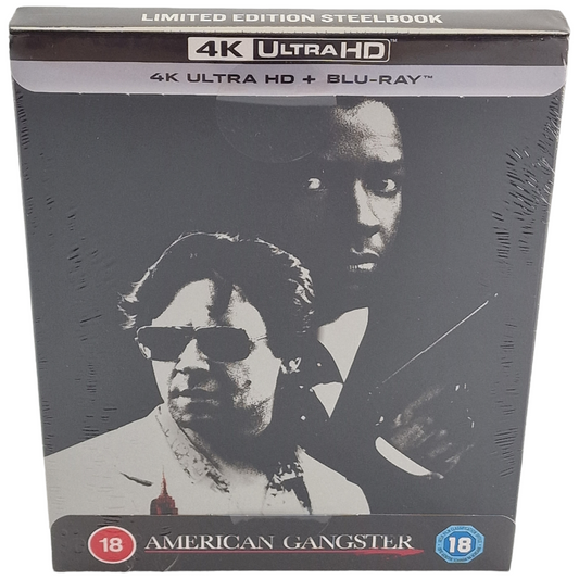 American Gangster 4K Ultra HD + Blu-ray Steelbook Zavvi Exclusif Region B [-18]