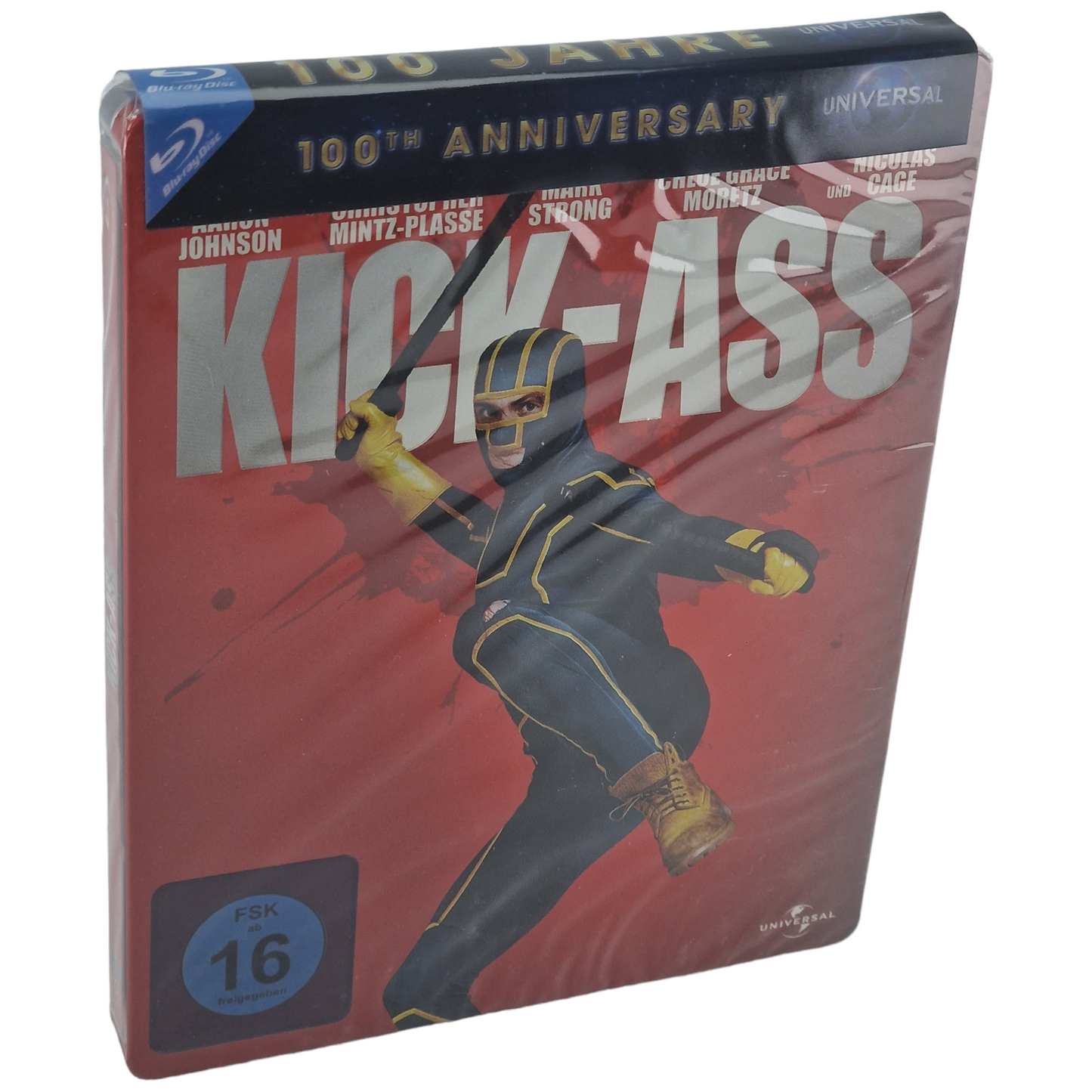 Kick-Ass Blu-ray Steelbook Taylor-Johnson 100e anniversaire d'Universal [-18] B