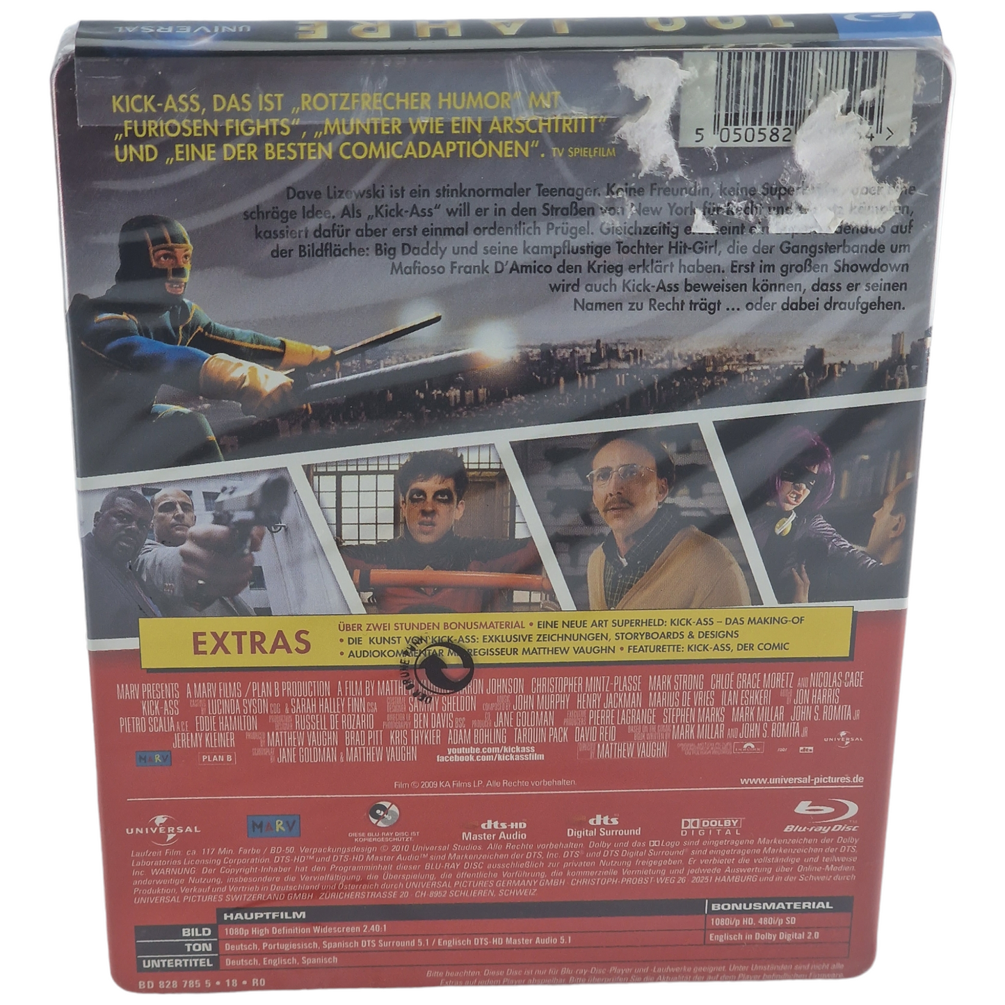 Kick-Ass Blu-ray Steelbook Taylor-Johnson 100e anniversaire d'Universal [-18] B