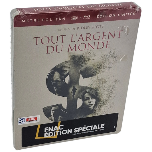 Tout l'argent du monde (2017) - SteelBook Blu-ray + DVD - Zone B - vue 2