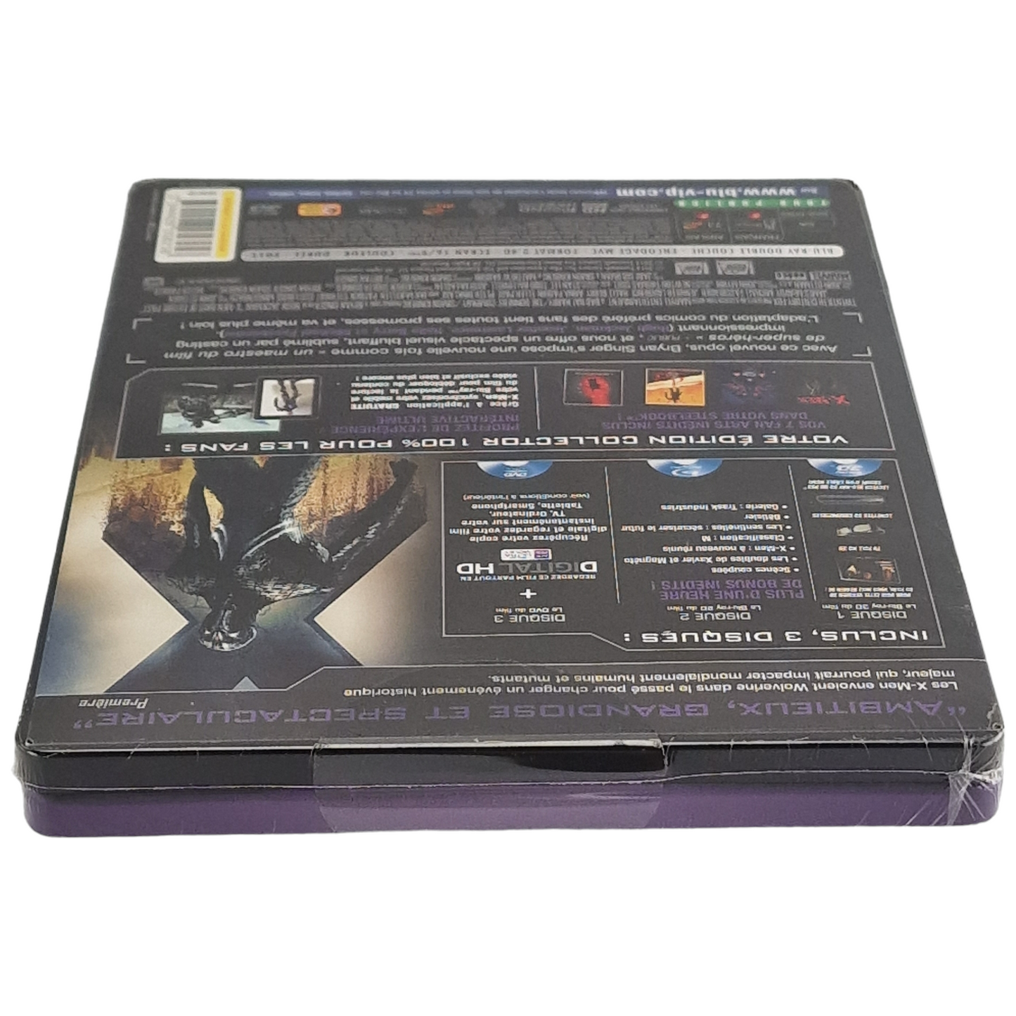 X-Men : Jours du futur passé Blu-ray 3D + Blu-ray + DVD Steelbook  Zone Libre