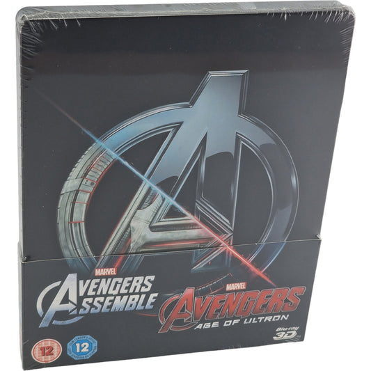 Avengers - Coffret 2 films (2012-2015) - SteelBook Blu-ray 3D + Blu-ray - Zone libre - vue 2