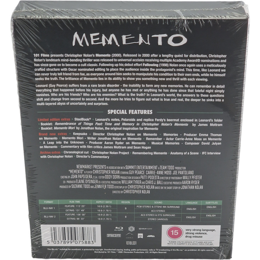 Memento – Coffret SteelBook Blu-ray – visuel 3