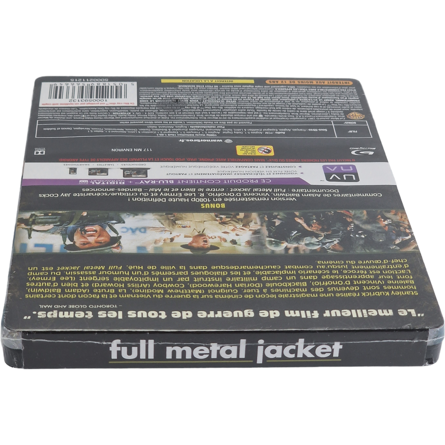 Full Metal Jacket SteelBook Blu-ray  Edition Premium [Collection Fnac Fr] Region B