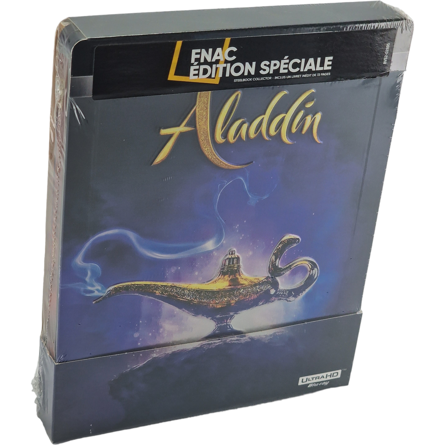 Aladdin 4K Ultra HD Blu-ray + Blu-ray SteelBook Limitée Fnac Disney Zone Libre