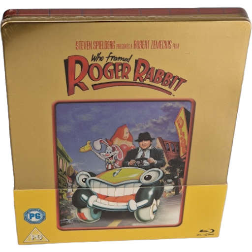 Who Framed Roger Rabbit Blu-ray SteelBook Zavvi Gold  édition Disney Region B