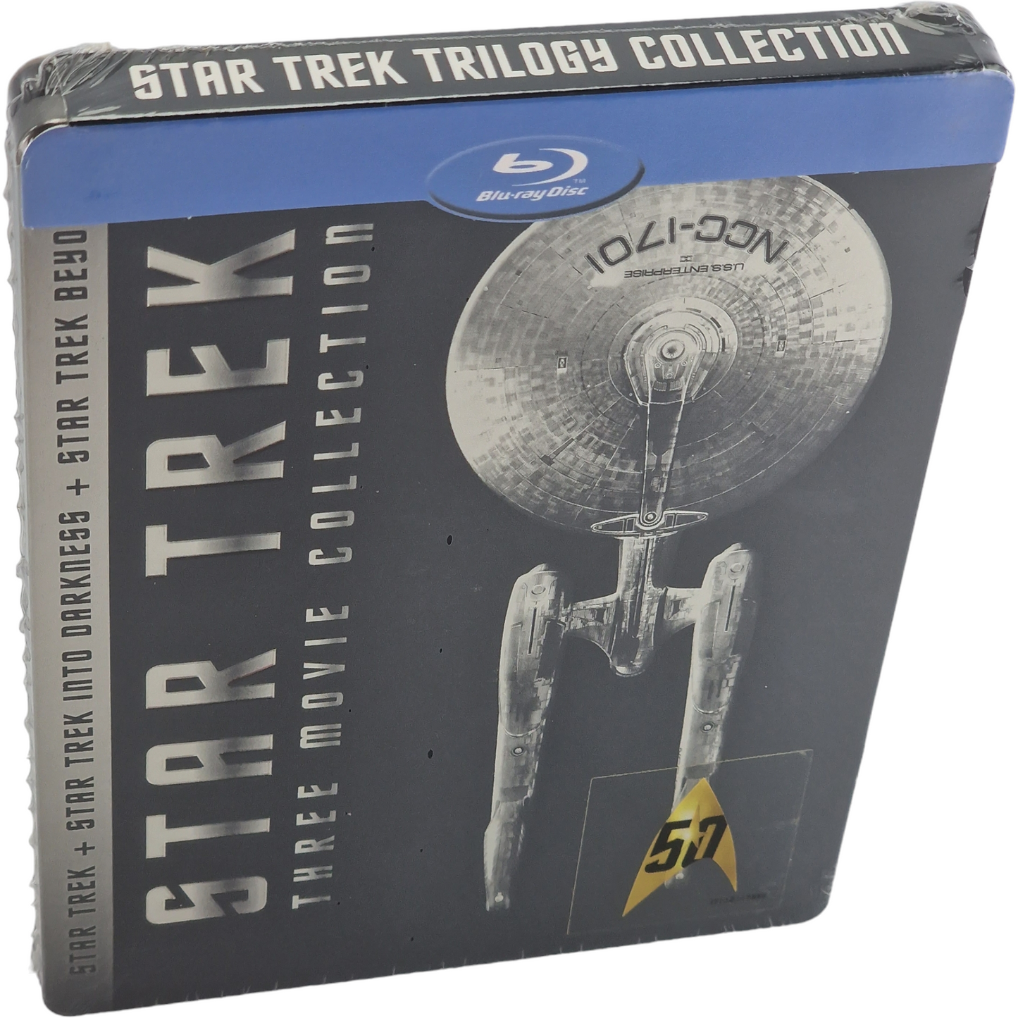 Star Trek Collection 3 Films Blu-ray SteelBook Débossé Ltd Chris Pine 2016 B Zone
