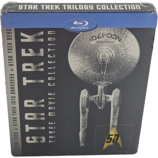 Star Trek Collection 3 Films Blu-ray SteelBook Débossé Ltd Chris Pine 2016 B Zone