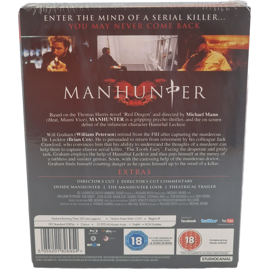 Le Sixième Sens (Manhunter) (1986) - SteelBook Blu-ray - Zone B - vue 3