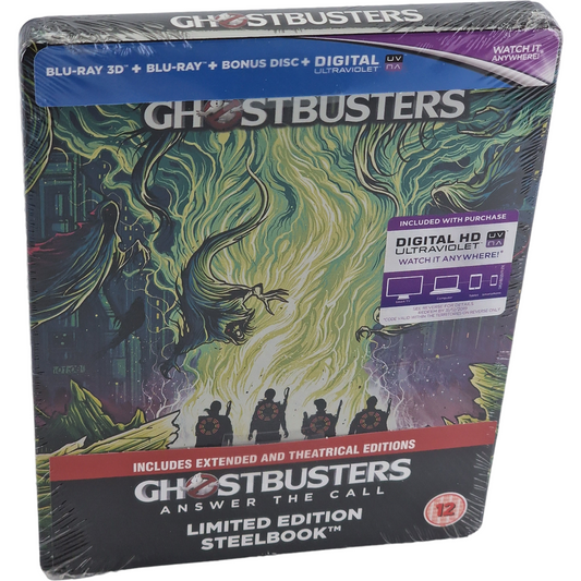 SOS Fantômes (2016) - SteelBook Blu-ray 3D + Blu-ray - Zone libre - vue 3