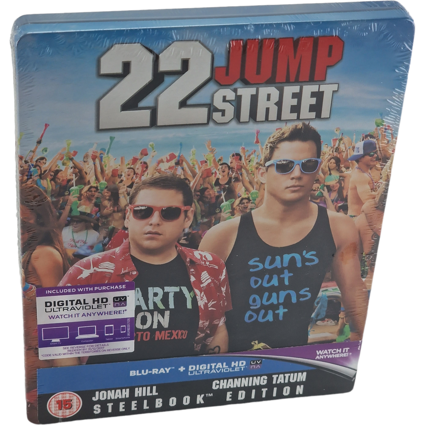 22 Jump Street Blu-ray SteelBook Zavvi édit 4000 Ex Jonah Hil 2014 Zone Libre