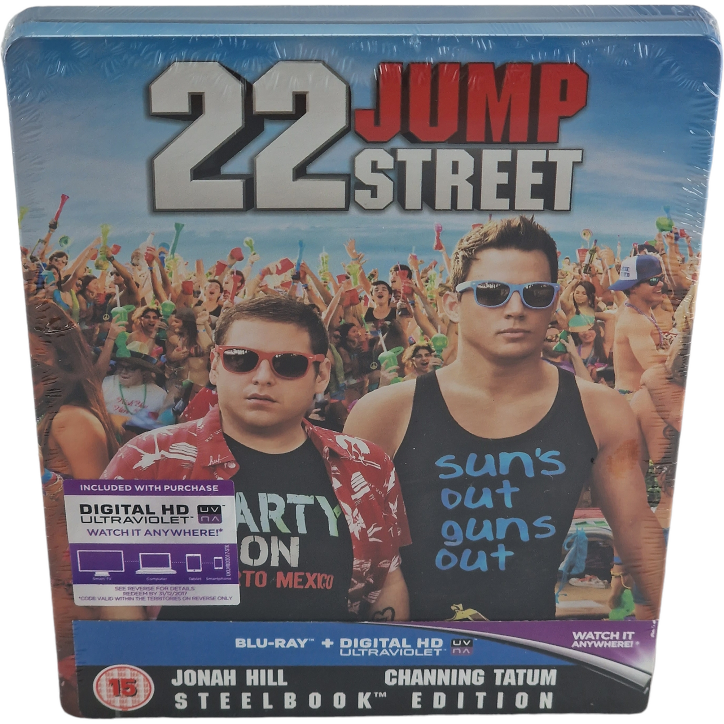 22 Jump Street Blu-ray SteelBook Zavvi édit 4000 Ex Jonah Hil 2014 Zone Libre