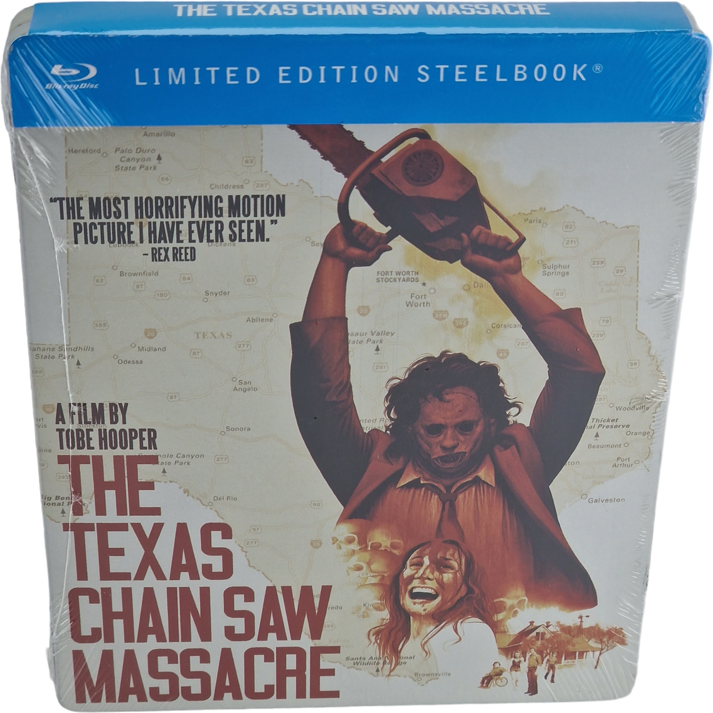 Massacre à la tronçonneuse - Blu-ray SteelBook édt 40ème Anniversaire [-18]  A