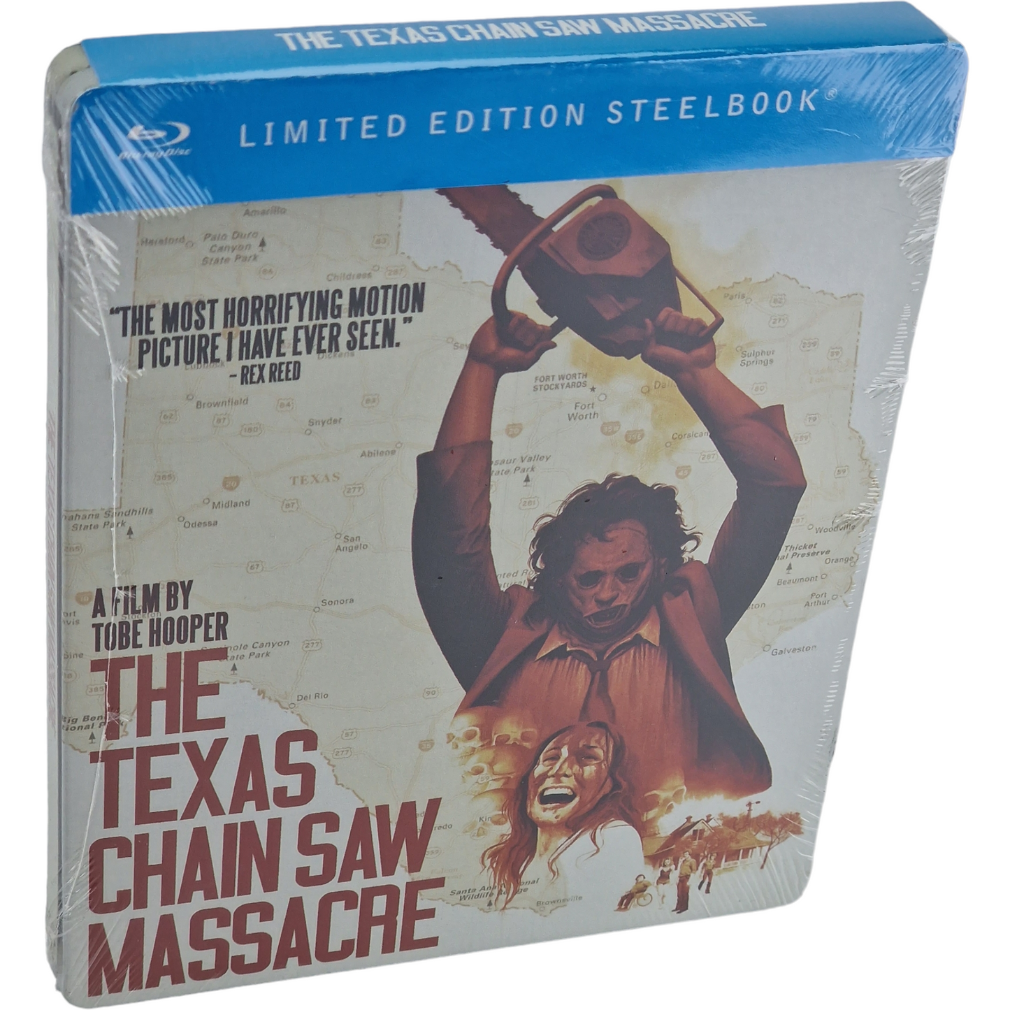 Massacre à la tronçonneuse - Blu-ray SteelBook édt 40ème Anniversaire [-18]  A