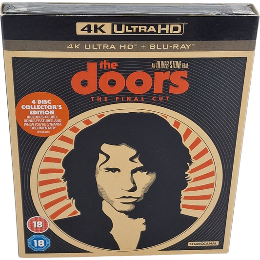 The Doors 1991 Oliver Stone 4K Ultra HD + Blu-ray 4 Disques Val Kilmer  B [-18]