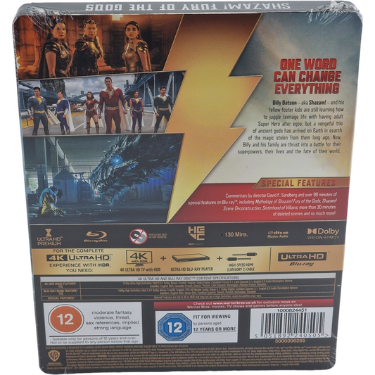 Shazam! La Rage des Dieux – SteelBook 4K Ultra HD + Blu-ray – visuel 3